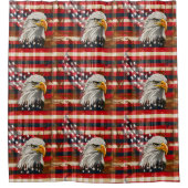 Amerikanischer Geist Vorhang Adler & Flagge Dekora (Vorderseite)