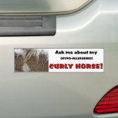 Amerikanischer gelockter PferdeAutoaufkleber Autoaufkleber (Auf Auto)
