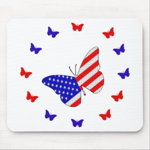 Amerikanischer gesponnener Schmetterling Mousepad