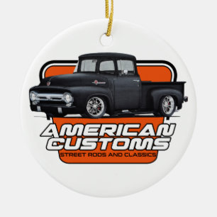 Amerikanischer GewohnheitenF100 Keramik Ornament