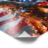 Amerikanischer Gladiator Fotodruck (Ecke)