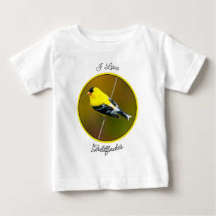 Amerikanischer Goldfink - Originalfotografie Baby T-shirt