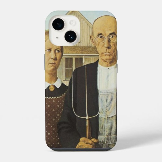 Amerikanischer Gothic iPhone Hülle (Rückseite)