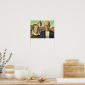 Amerikanischer Gothic Poster (Küche)