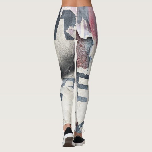 Amerikanischer Graffiti Leggings (Rückseite)