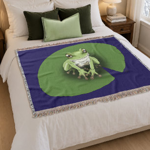 Amerikanischer Grüner Laubfrosch Seerosenblatt Decke
