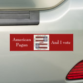Amerikanischer heidnischer Autoaufkleber (Auf Auto)