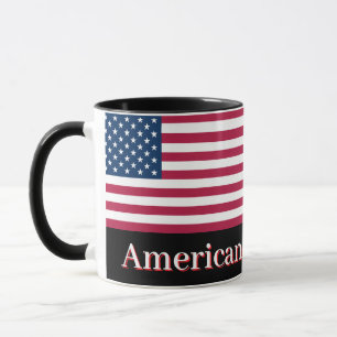 Amerikanischer Held Patriotischer USA-Flagge Perso Tasse