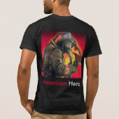 Amerikanischer Held T-Shirt (Rückseite)