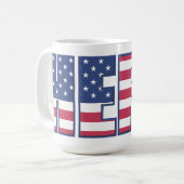 Amerikanischer Held Tribute Kaffeetasse - Patrioti (Vorderseite Links)