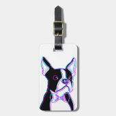 Amerikanischer Herr Gepäckanhänger (Vorderseite vertikal)