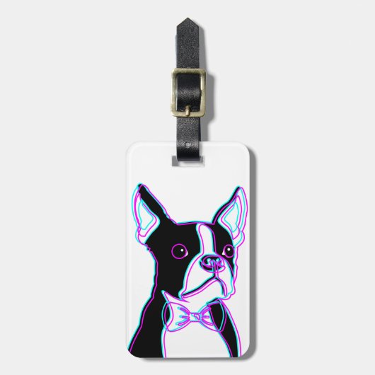 Amerikanischer Herr Gepäckanhänger (Vorderseite vertikal)