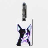 Amerikanischer Herr Gepäckanhänger (Rückseite vertikal)