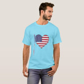 Amerikanischer Herzstift. T-Shirt (Vorne ganz)