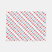 amerikanischer Hintergrund Fleecedecke (Vorderseite (Horizontal))