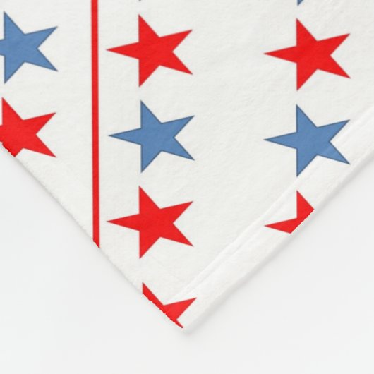 amerikanischer Hintergrund Fleecedecke (Ecke)