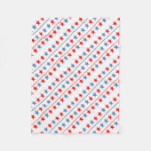 amerikanischer Hintergrund Fleecedecke (Vorderseite)