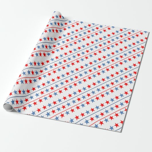 amerikanischer Hintergrund Geschenkpapier (Ungerollt)