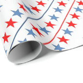 amerikanischer Hintergrund Geschenkpapier (Rolleneckpunkt)