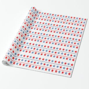 amerikanischer Hintergrund Geschenkpapier