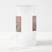 Amerikanischer Horst Mattglas Bierglas (Mittel)