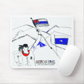 AMERIKANISCHER ISRAEL MOUSEPAD (Mit Mouse)