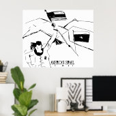 AMERIKANISCHER ISRAEL POSTER (Heimbüro)
