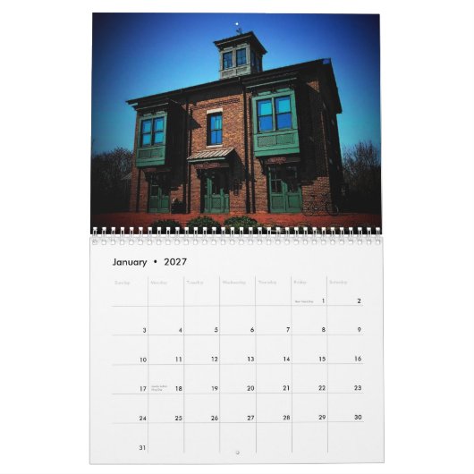 Amerikanischer Kalender der Architektur-2010 (Jan 2027)