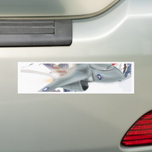 Amerikanischer Kampfflugzeug Autoaufkleber (Auf Auto)