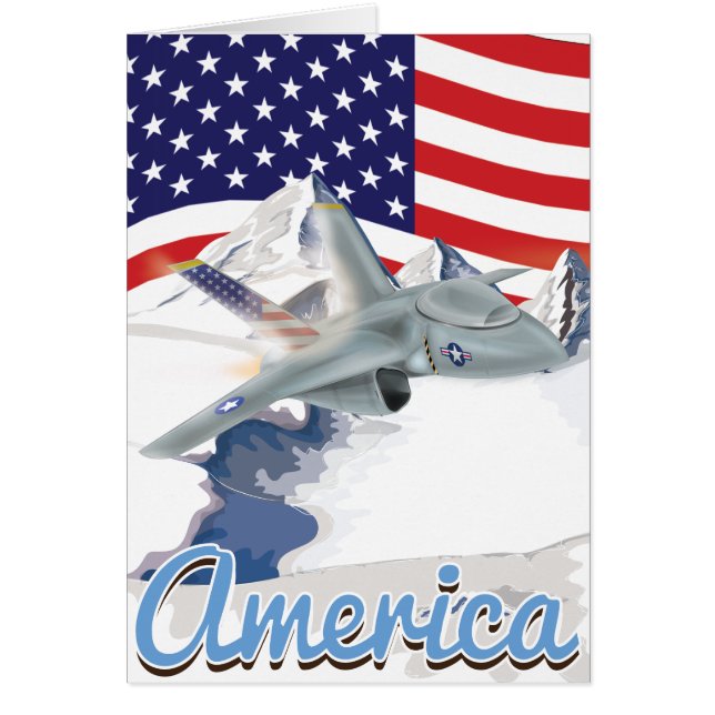 Amerikanischer Kampfjet (Vorne)