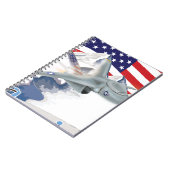 Amerikanischer Kampfjet Notizblock (Linke Seite)