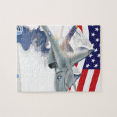 Amerikanischer Kampfjet Puzzle (Horizontal)