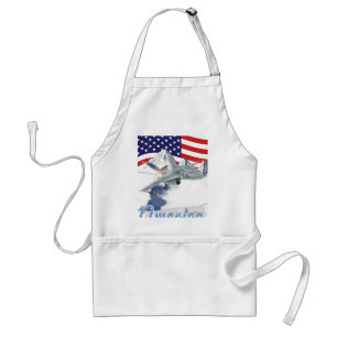 Amerikanischer Kampfjet Schürze