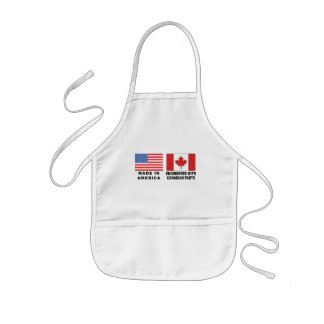Amerikanischer Kanadier Kinderschürze