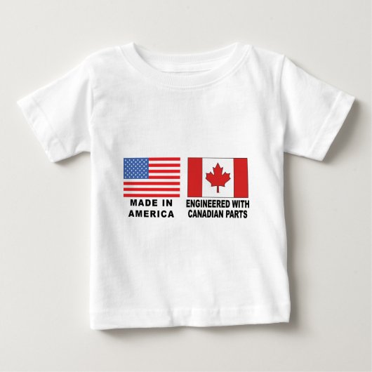 Amerikanischer kanadischer T - Shirt (Vorderseite)