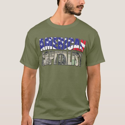 amerikanischer Kapitalist T-Shirt (Vorderseite)