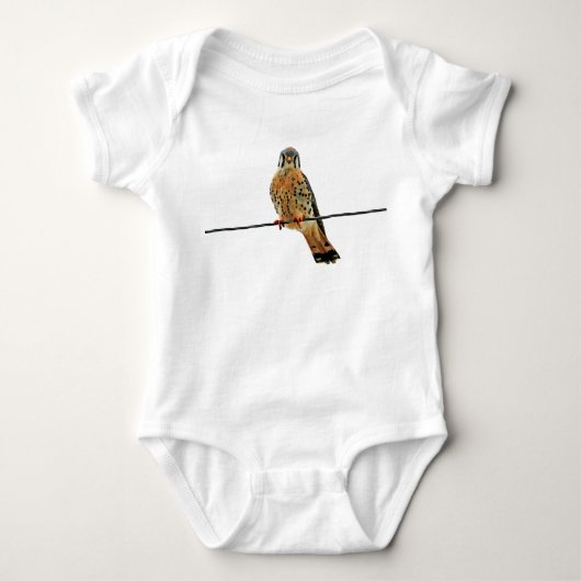 Amerikanischer Kestrel Baby Strampler (Vorderseite)