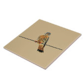 Amerikanischer Kestrel-Falke Fliese (Seite)