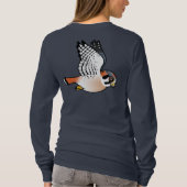 Amerikanischer Kestrel im Flug T-Shirt (Rückseite)