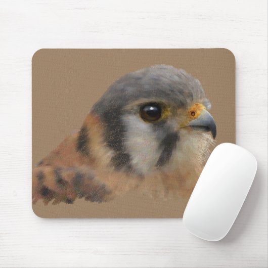 Amerikanischer Kestrel Mousepad (Mit Mouse)