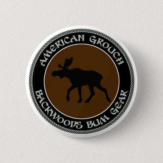 Amerikanischer Klage-Hinterwälder-Gammler-Gang Button (Vorderseite)