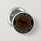 Amerikanischer Klage-Hinterwälder-Gammler-Gang Button (Vorne & Hinten)