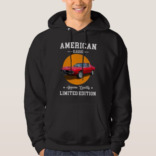 amerikanischer Klassiker echte Qualität limitierte Hoodie (Vorderseite)