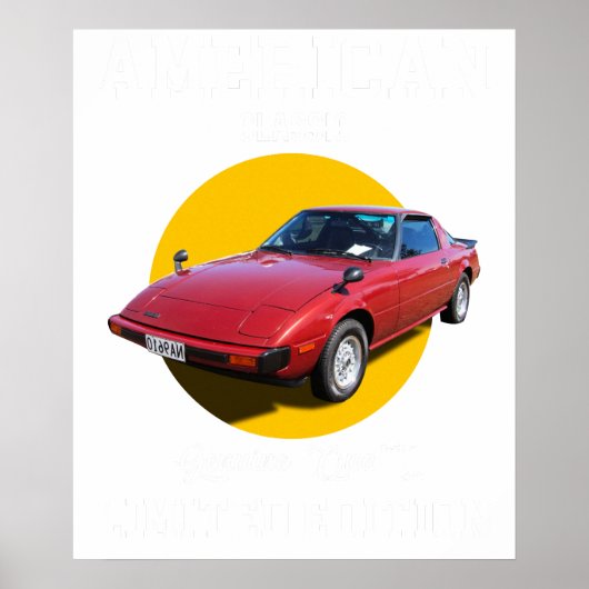 amerikanischer Klassiker echte Qualität limitierte Poster (Vorne)