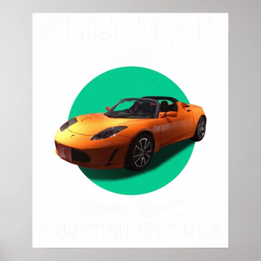 amerikanischer Klassiker echte Qualität limitierte Poster (Vorne)