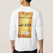 Amerikanischer KleiderRaglan: Sweatshirt (Rückseite)