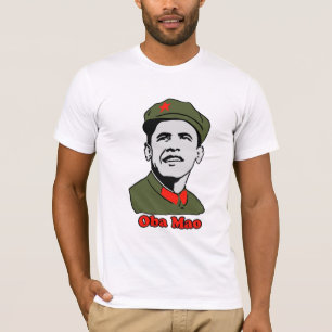 Amerikanischer KleiderT - Shirt Obama Mao