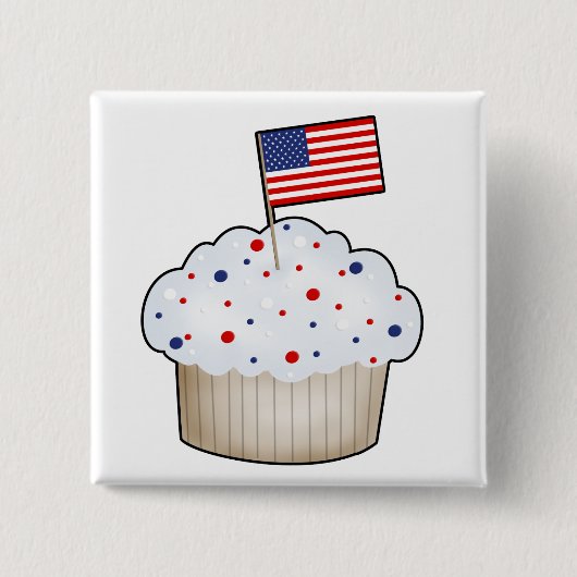 Amerikanischer kleiner Kuchen Button (Vorderseite)