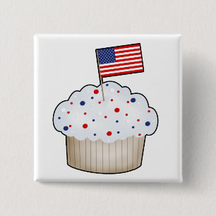 Amerikanischer kleiner Kuchen Button
