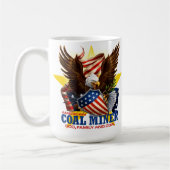 AMERIKANISCHER KOHLEN-BERGMANN KAFFEETASSE (Links)